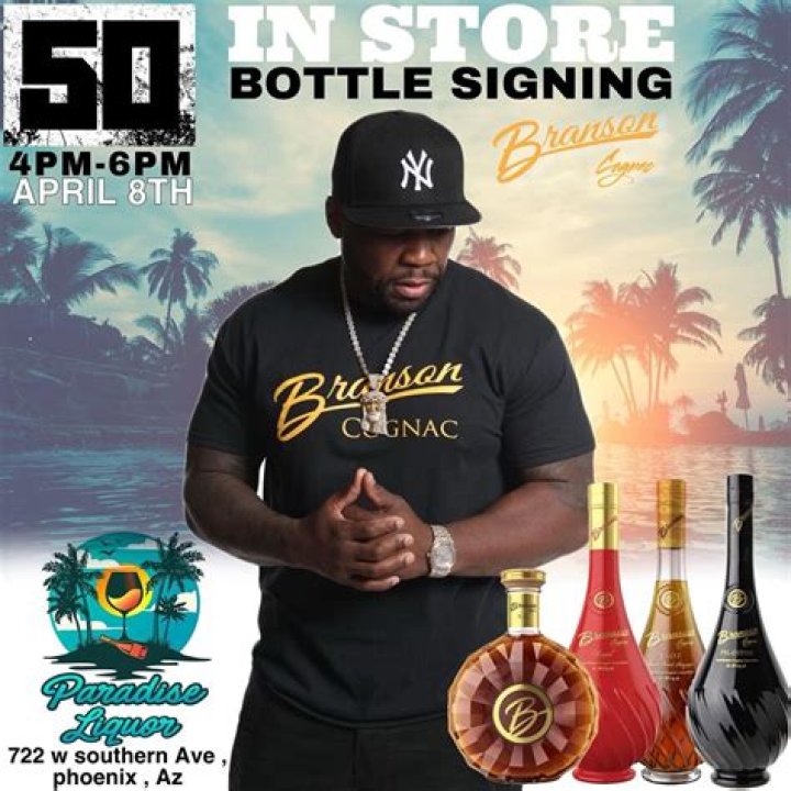 Discover The Secret Itinerary Of 50 Cent's Bottle Signing Bonanza!