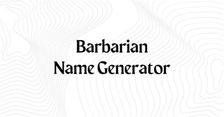 Discover The Ultimate D&D Barbarian Name Generator