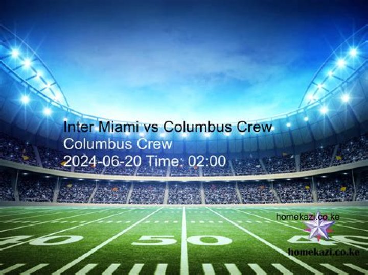 Explore The Inter Miami Vs Columbus Crew Timeline