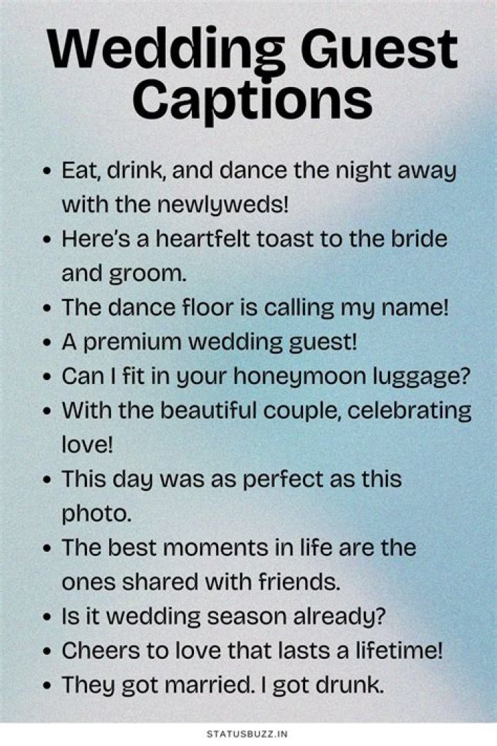 The Ultimate Guide To Instagram Captions For Guests
