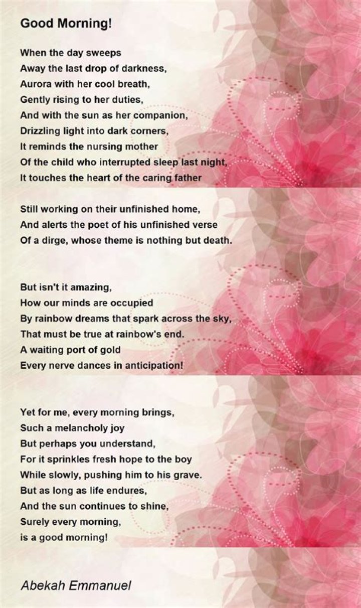 Unveiling The Magic Of Good Morning Poems For Female Friends: Discoveries And Insights